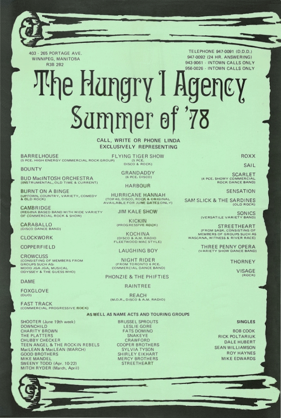 Hungry I
                              Roster 1978