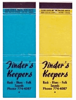 Finder's Keepers Match Books
                              (Promo)