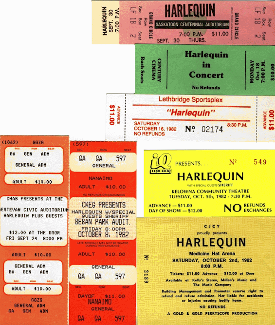 Harlequin Memorabilia