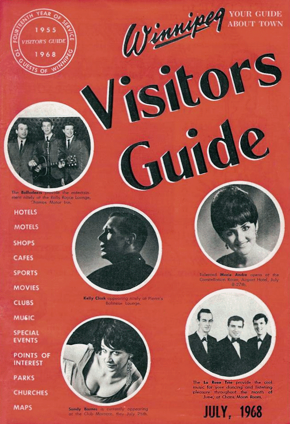 City of Winnipeg Visitor's
                              Guide July 1968