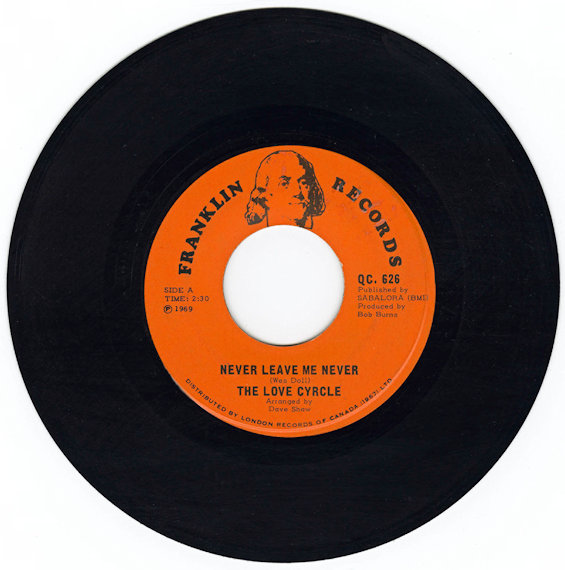 45 RPM
                              Single - Never Leave Me Never