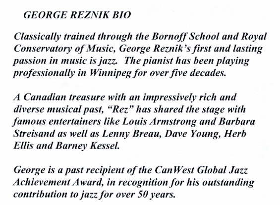 George Reznik Bio