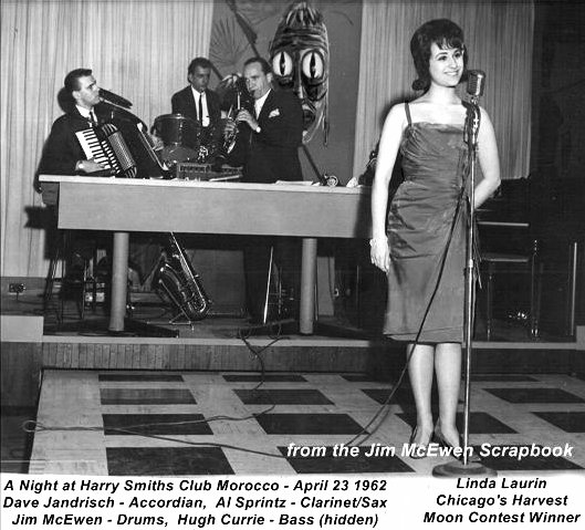 Al Sprintz at
                              the Club Morocco 1962