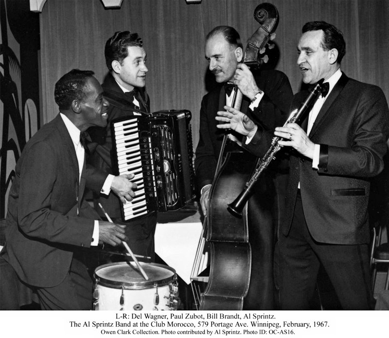 Al Sprintz at
                              the Club Morocco 1967