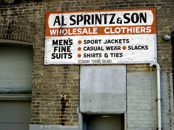 Al Sprintz
                              & Son Clothing 1960