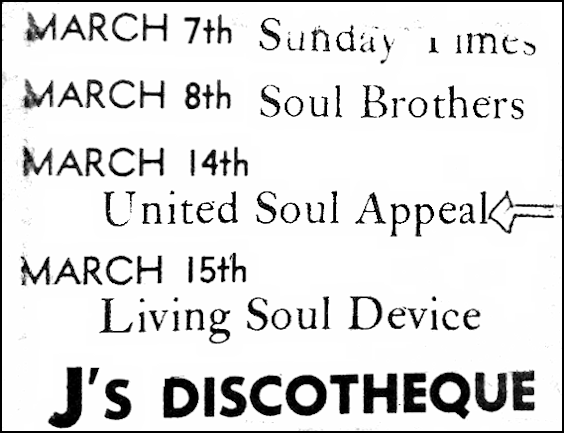 J's Discotheque Ad