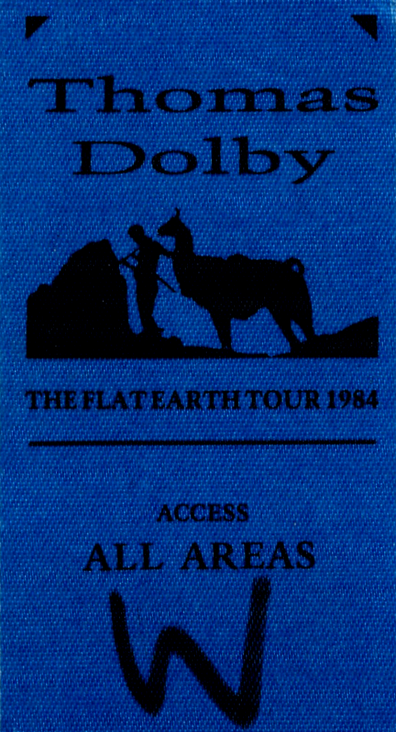 Thomas Dolby Flat Earth Tour 1984