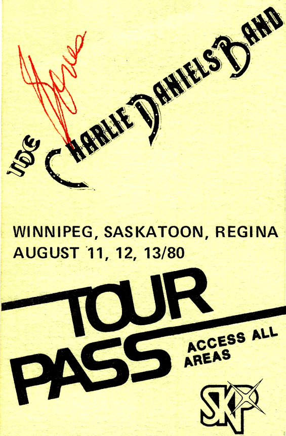Charlies Daniels Band August 1980