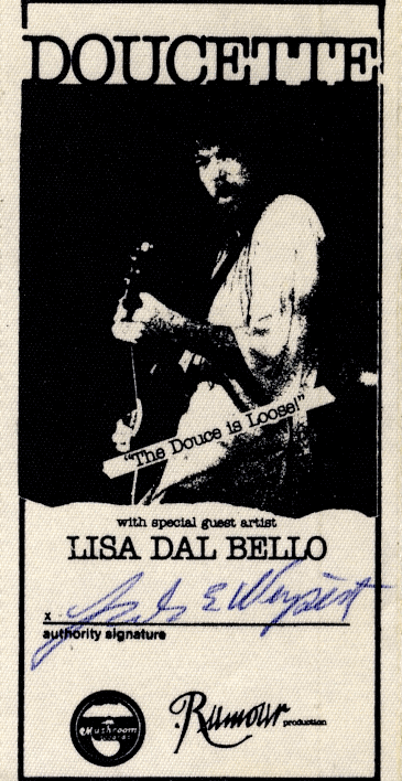 Doucette with Special guest Lisa Dal
                              Bello