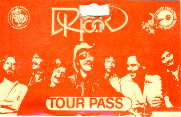 Dr. Hook Tour Pass