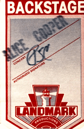 Alice Cooper - Landmark
                              Productions