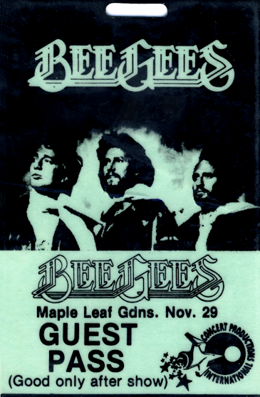 The
                              BeeGees at Maple Leaf Gardens