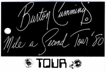 Burton Cummings Mile a Second Tour
                              1980