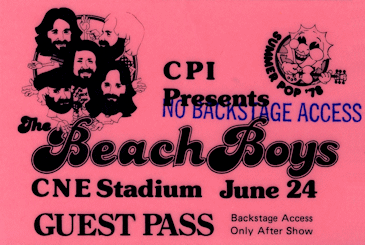 The Beach Boys
                              at the CNE
